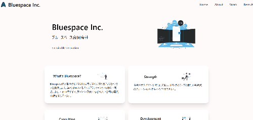 ブルースペース合同会社のサイト画像