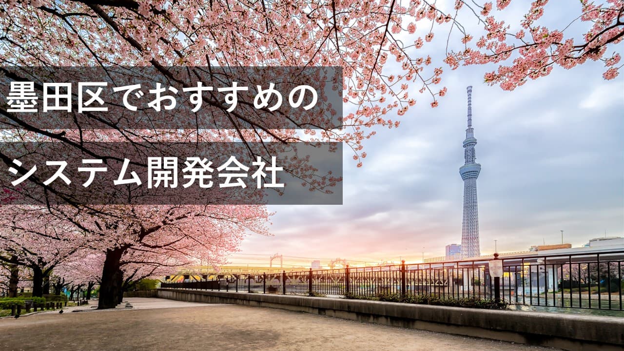 Cover Image for 墨田区（錦糸町・押上）でおすすめのシステム開発会社5社【2025年版】