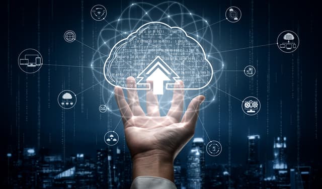 IT分野におけるクラウドの意味のイメージ図