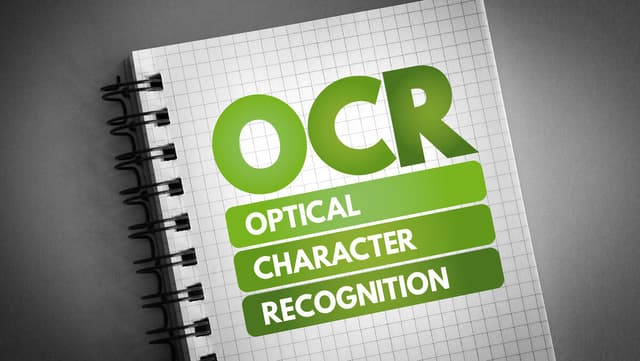 OCR（光学文字認識）とはのイメージ図