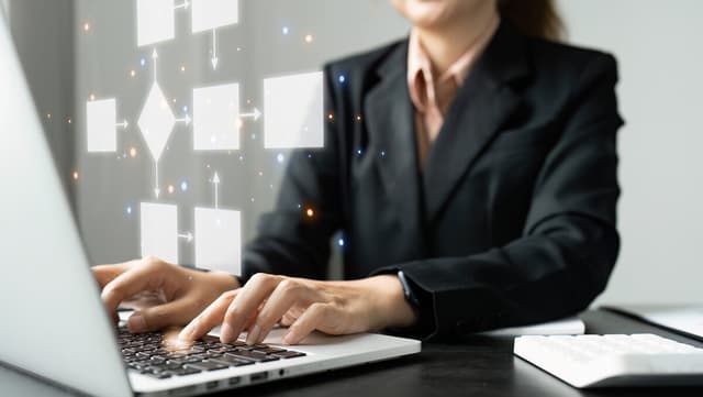 自動化に向いている主な業務のイメージ図