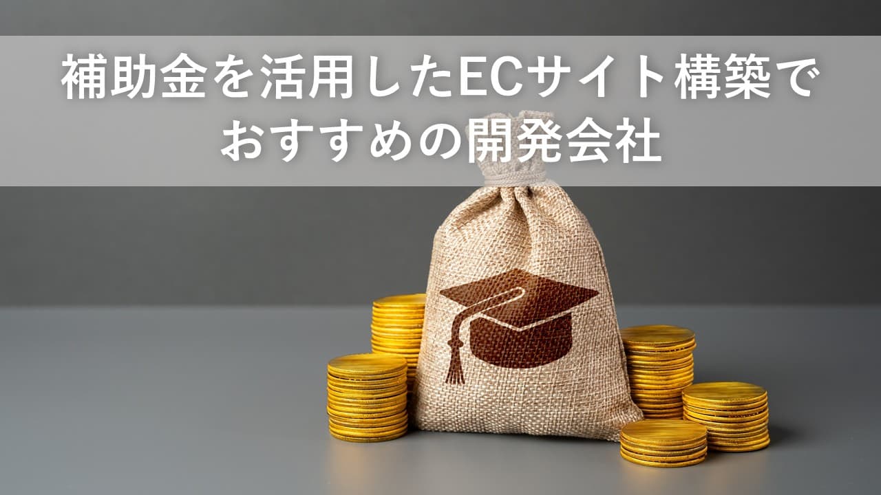 Cover Image for 補助金を活用したECサイト構築でおすすめの開発会社12社【2025年版】