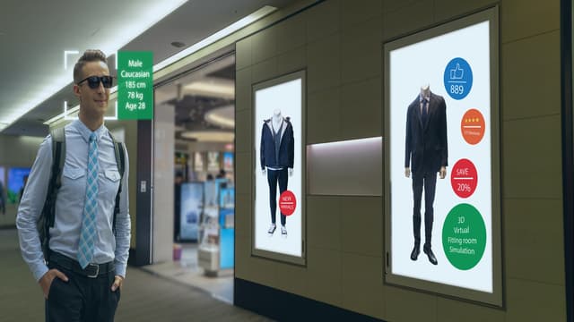 デジタルサイネージ配信を導入するメリットのイメージ図