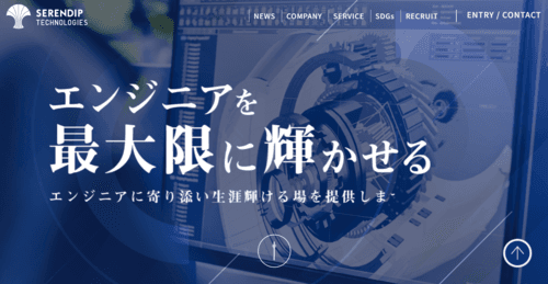 セレンディップ・テクノロジーズ株式会社のサイト画像