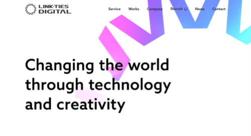 リンクタイズデジタル株式会社のサイト画像