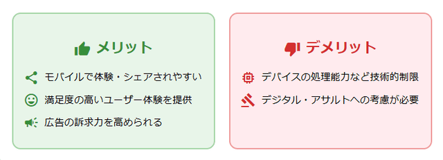 AR導入のメリットとデメリットのまとめ