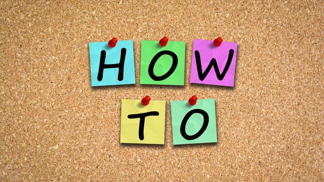 「HOW TO」と書かれた画像
