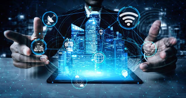 IoTの機能・技術によってできることのイメージ図