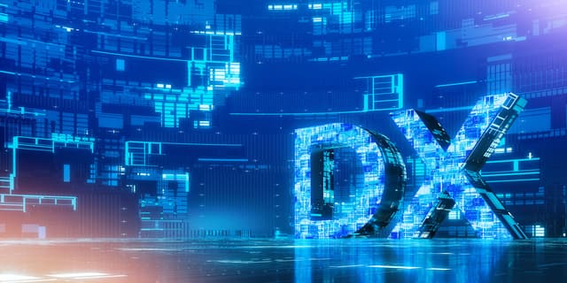 中小企業のDXの取り組み状況のイメージ図