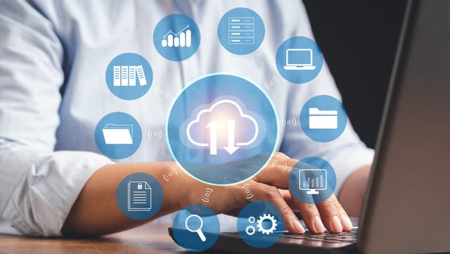 クラウドの種類のイメージ図