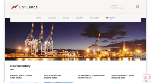 株式会社ユニランスのサイト画像