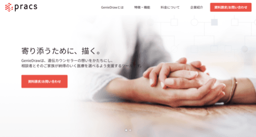 プラクス株式会社のサイト画像