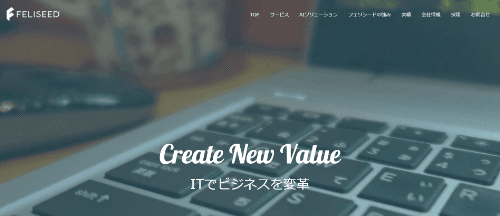 フェリシード株式会社のサイト画像