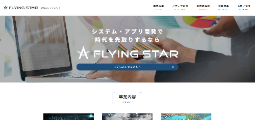 合同会社フライングスターのサイト画像