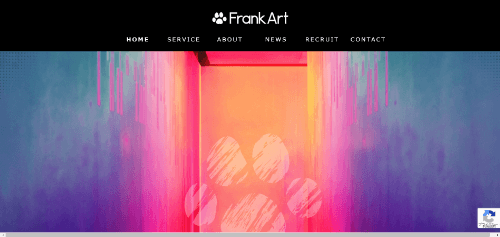 フランクアート株式会社のサイト画像