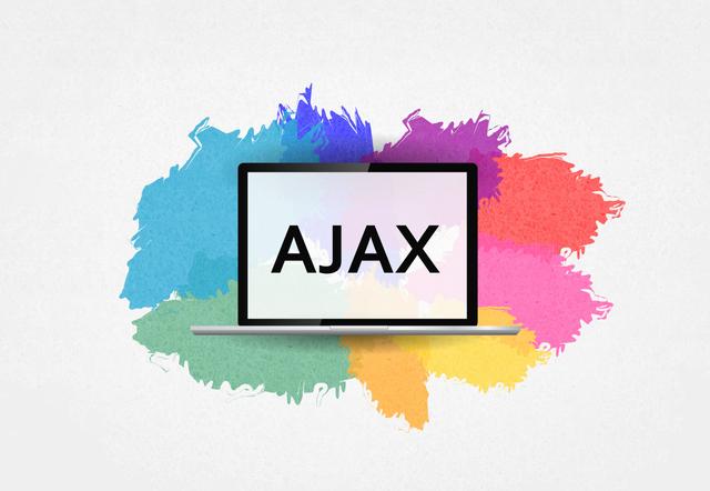 Ajax,Programming.,Word,Ajax,On,Laptop