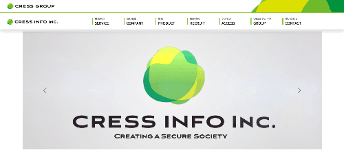 CRESS INFO 株式会社のサイト画像