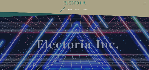 株式会社Electoriaのサイト画像
